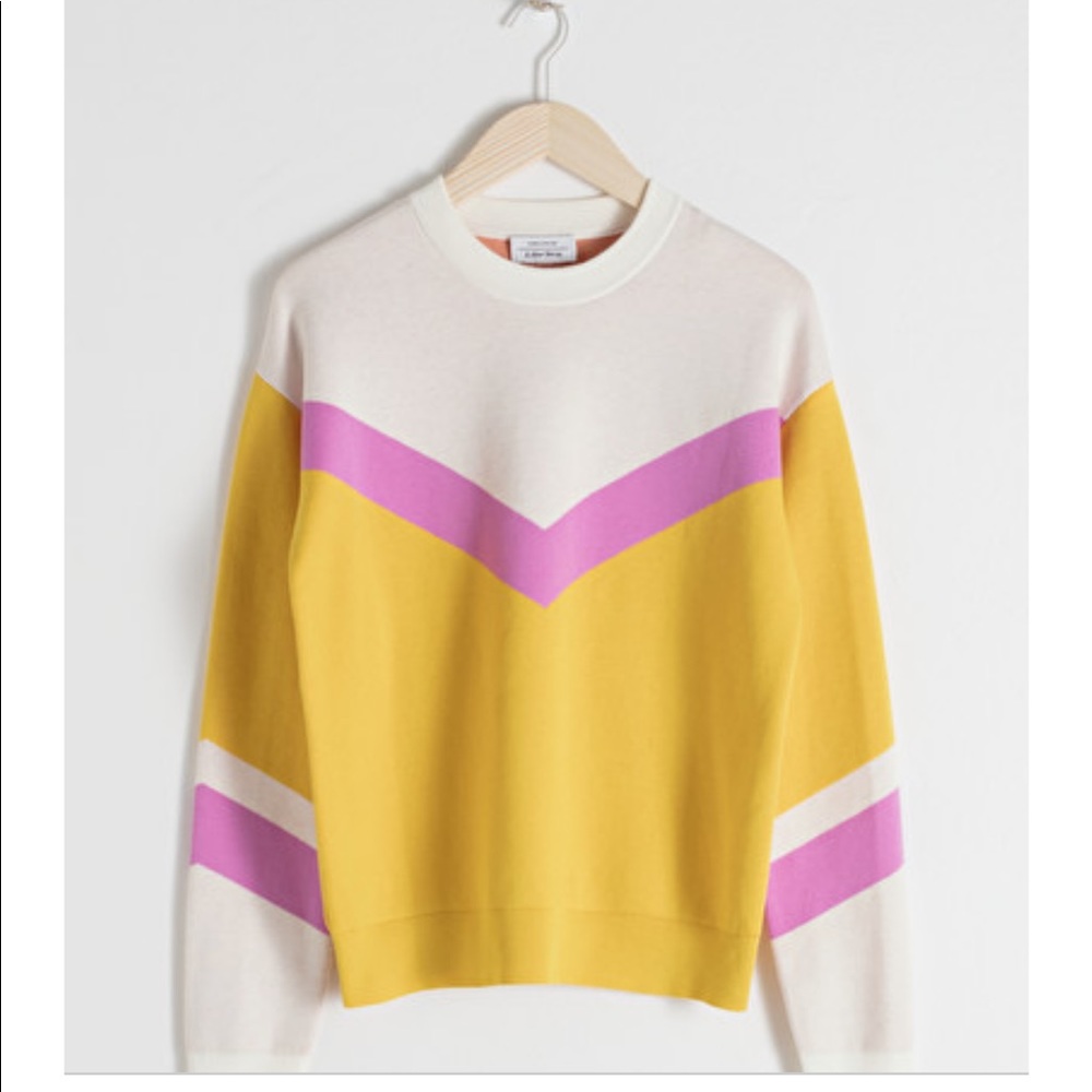 NWT & Other Stories Chevron Sweater